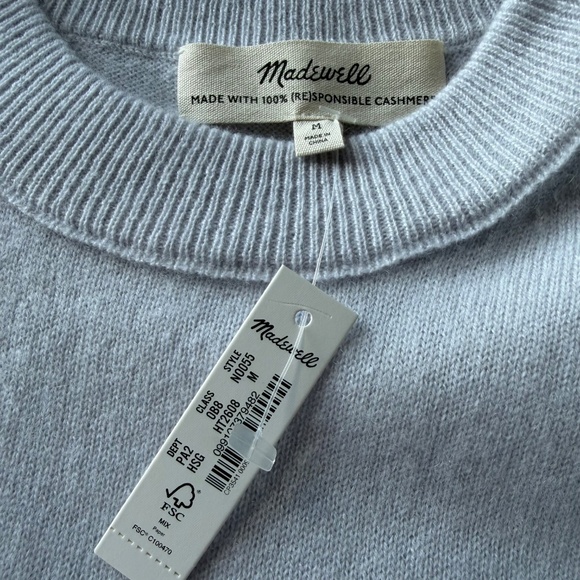 NWT Madewell Cashmere Sweater Tank - Picture 4 of 7